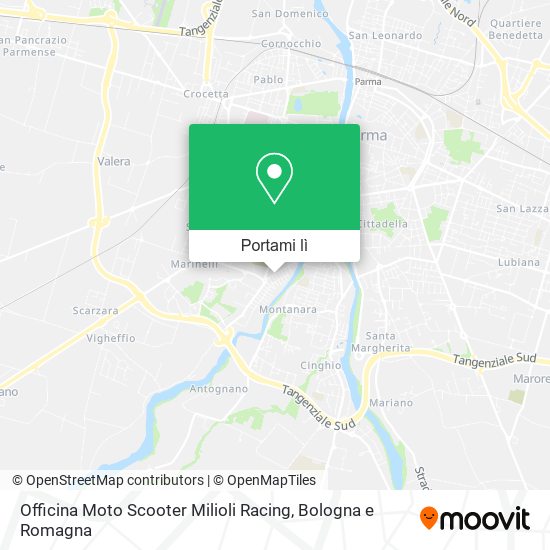 Mappa Officina Moto Scooter Milioli Racing