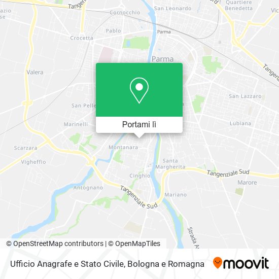 Mappa Ufficio Anagrafe e Stato Civile