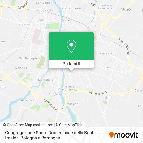 Mappa Congregazione Suore Domenicane della Beata Imelda