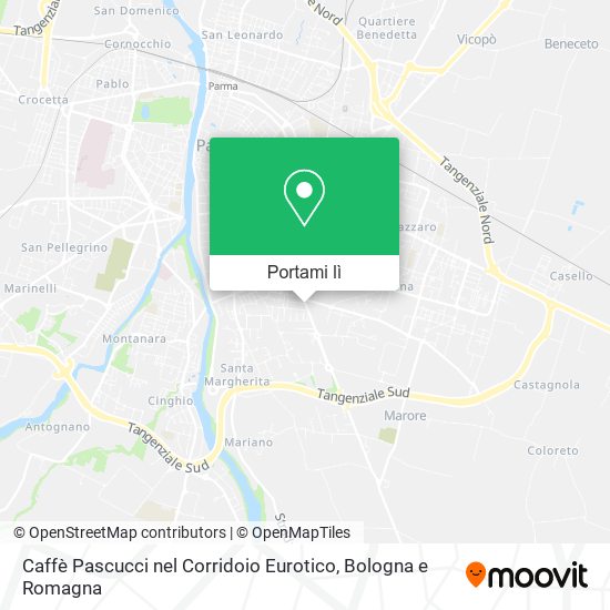 Mappa Caffè Pascucci nel Corridoio Eurotico