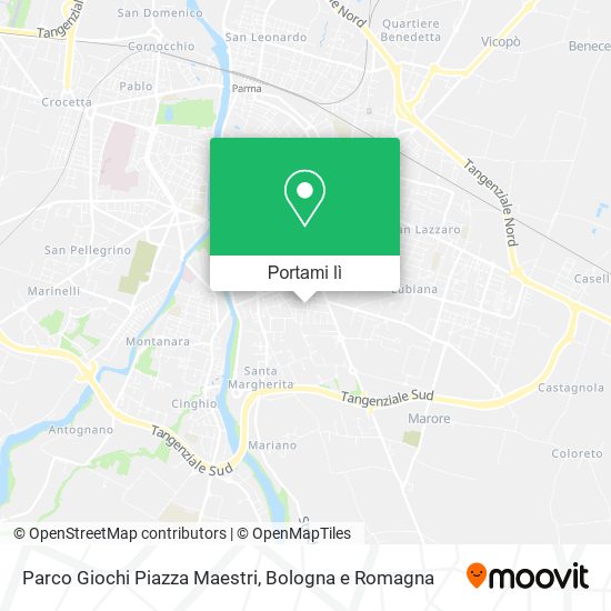 Mappa Parco Giochi Piazza Maestri