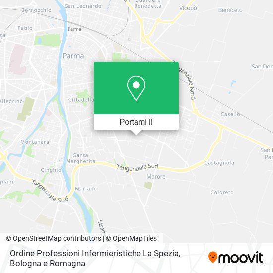 Mappa Ordine Professioni Infermieristiche La Spezia