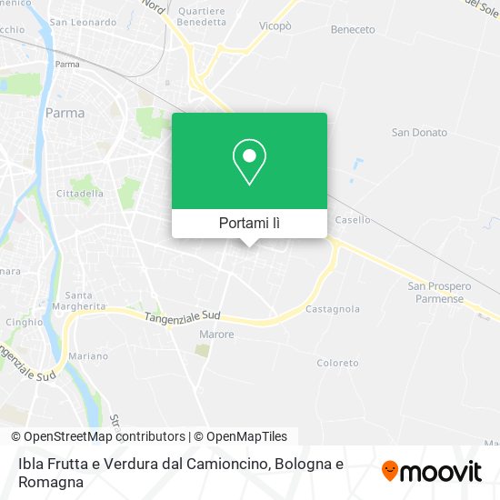 Mappa Ibla Frutta e Verdura dal Camioncino