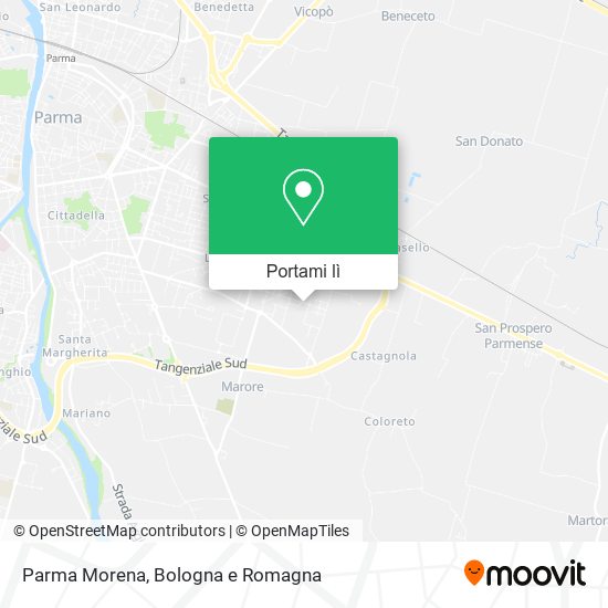 Mappa Parma Morena
