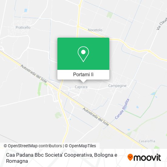 Mappa Caa Padana Bbc Societa' Cooperativa
