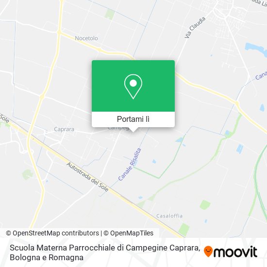 Mappa Scuola Materna Parrocchiale di Campegine Caprara