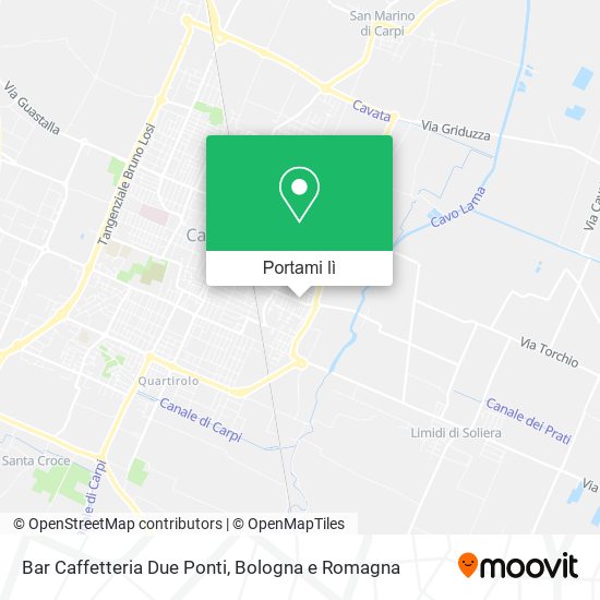 Mappa Bar Caffetteria Due Ponti