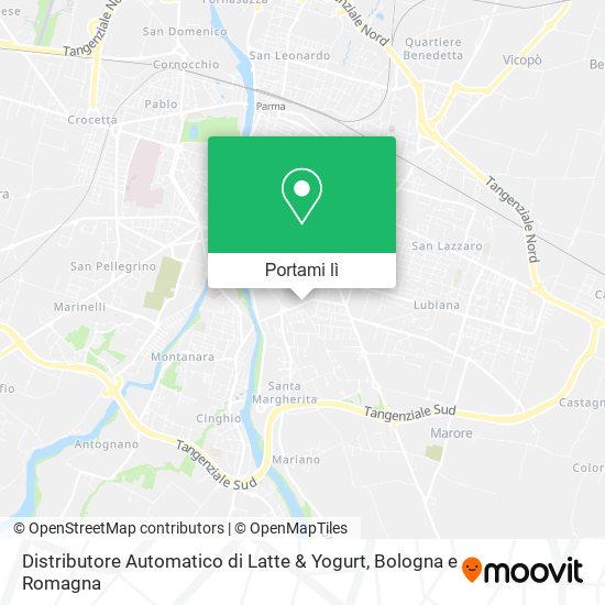 Mappa Distributore Automatico di Latte & Yogurt