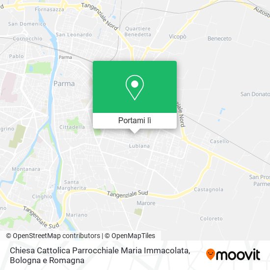 Mappa Chiesa Cattolica Parrocchiale Maria Immacolata