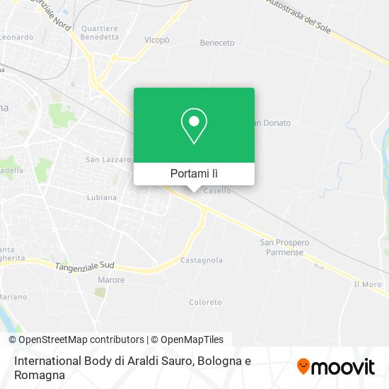 Mappa International Body di Araldi Sauro