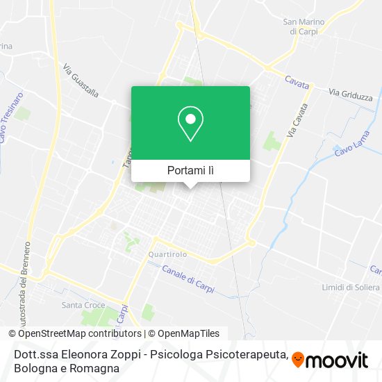 Mappa Dott.ssa Eleonora Zoppi - Psicologa Psicoterapeuta