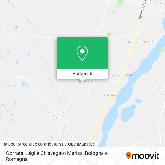 Mappa Gorrara Luigi e Chiavegato Marisa