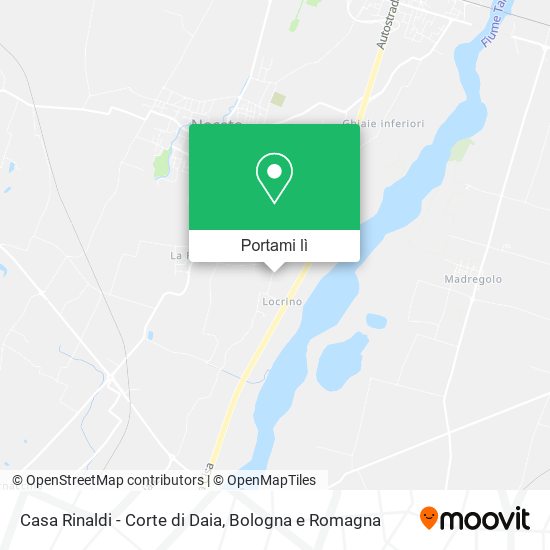 Mappa Casa Rinaldi - Corte di Daia