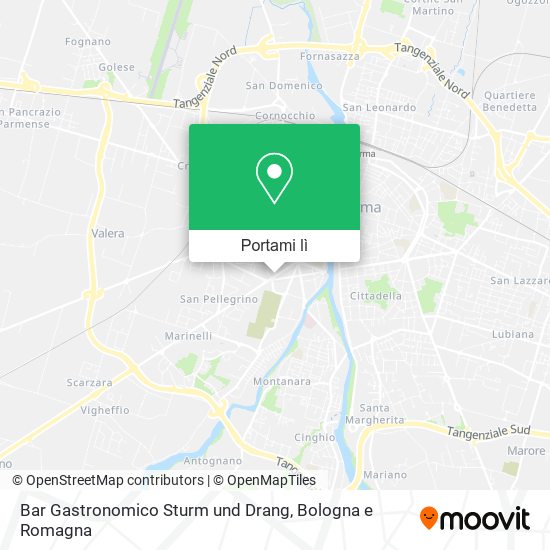 Mappa Bar Gastronomico Sturm und Drang