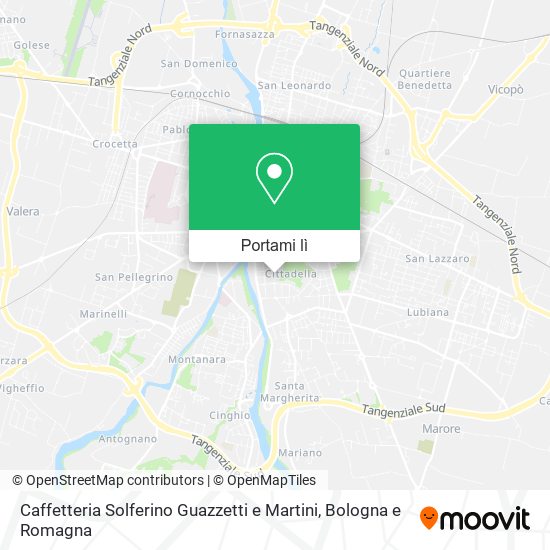 Mappa Caffetteria Solferino Guazzetti e Martini