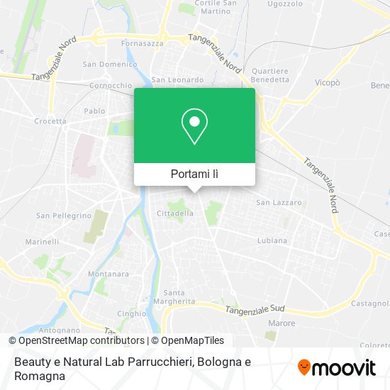 Mappa Beauty e Natural Lab Parrucchieri