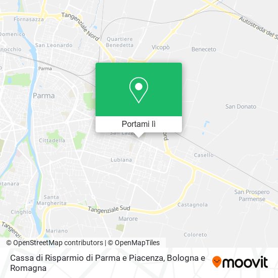 Mappa Cassa di Risparmio di Parma e Piacenza