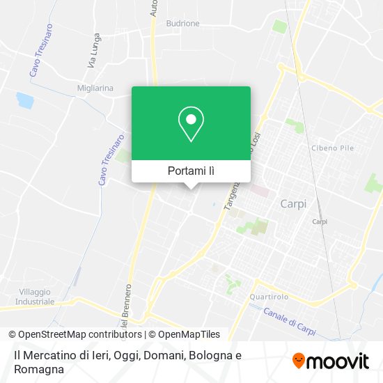 Mappa Il Mercatino di Ieri, Oggi, Domani