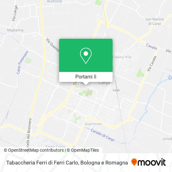 Mappa Tabaccheria Ferri di Ferri Carlo