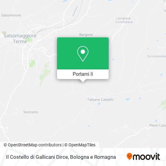 Mappa Il Costello di Gallicani Dirce