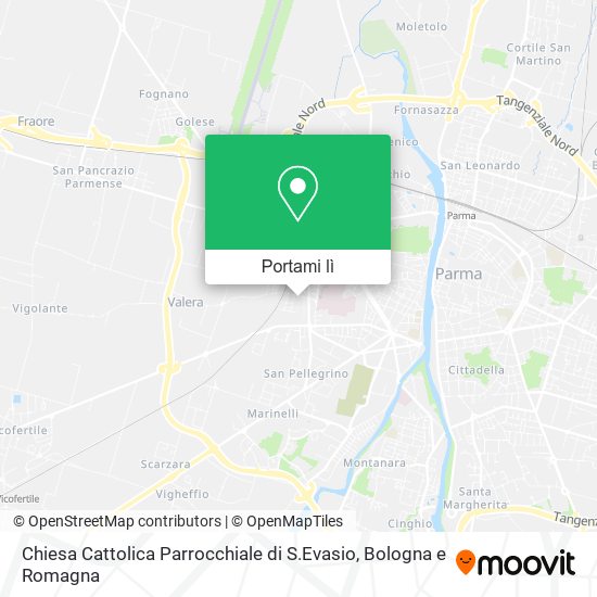 Mappa Chiesa Cattolica Parrocchiale di S.Evasio