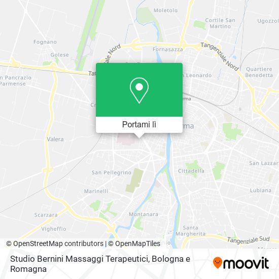 Mappa Studio Bernini Massaggi Terapeutici