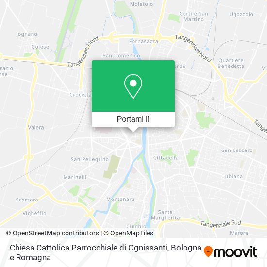 Mappa Chiesa Cattolica Parrocchiale di Ognissanti
