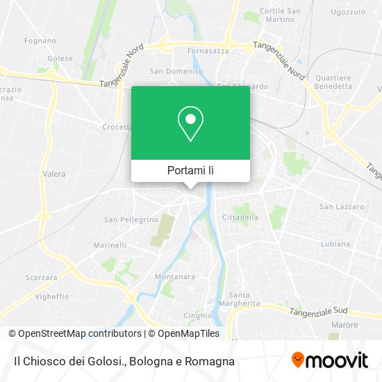 Mappa Il Chiosco dei Golosi.