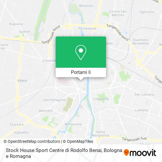 Mappa Stock House Sport Centre di Rodolfo Benai