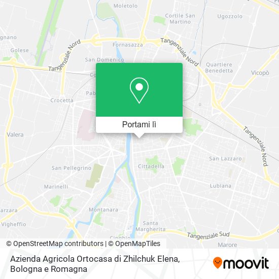 Mappa Azienda Agricola Ortocasa di Zhilchuk Elena