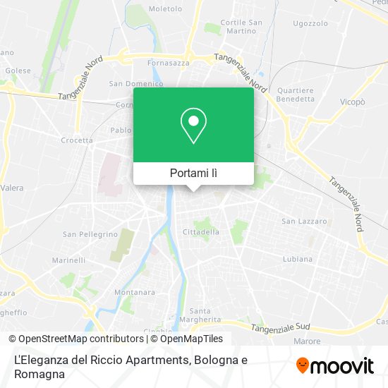 Mappa L'Eleganza del Riccio Apartments