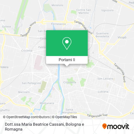Mappa Dott.ssa Maria Beatrice Cassani