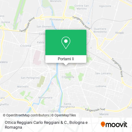 Mappa Ottica Reggiani Carlo Reggiani & C.