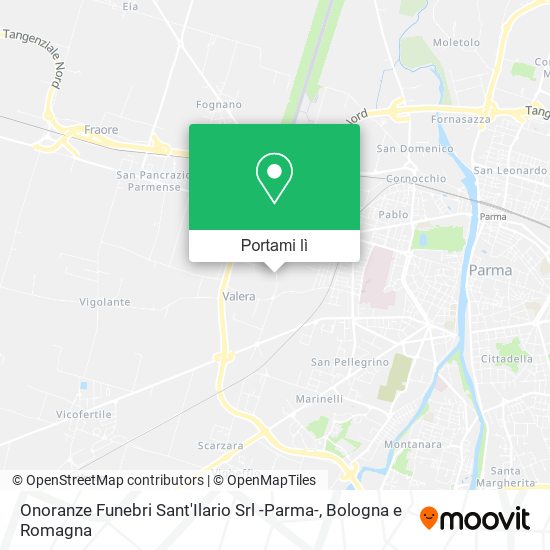 Mappa Onoranze Funebri Sant'Ilario Srl -Parma-