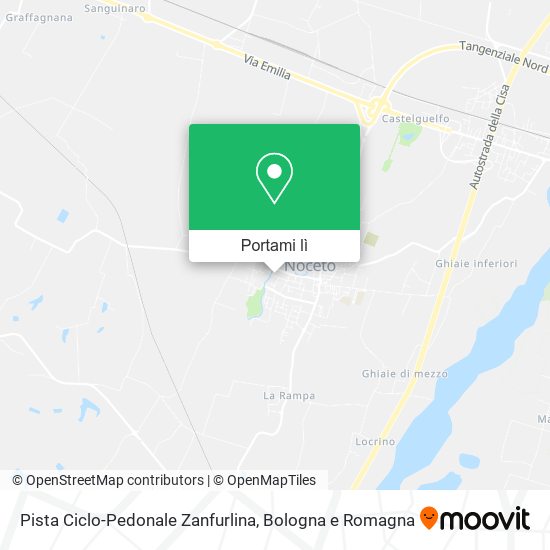 Mappa Pista Ciclo-Pedonale Zanfurlina