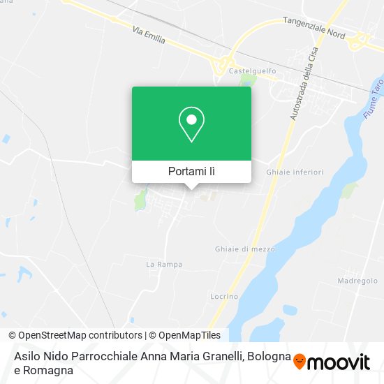 Mappa Asilo Nido Parrocchiale Anna Maria Granelli