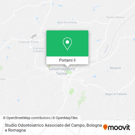 Mappa Studio Odontoiatrico Associato del Campo
