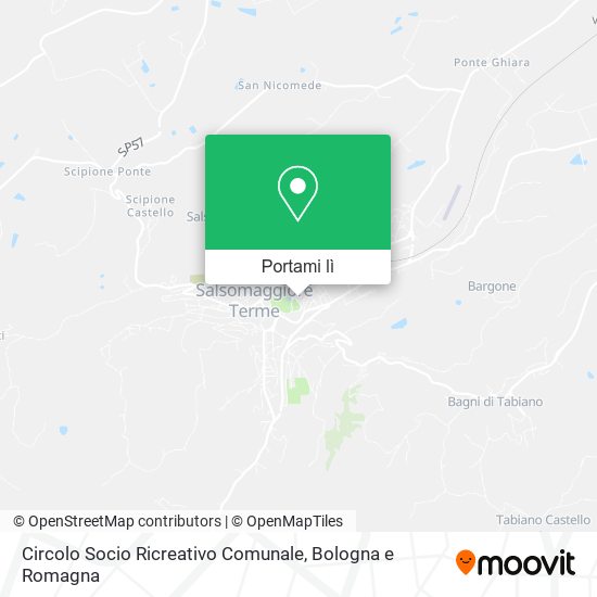 Mappa Circolo Socio Ricreativo Comunale