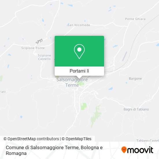 Mappa Comune di Salsomaggiore Terme