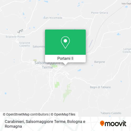 Mappa Carabinieri, Salsomaggiore Terme