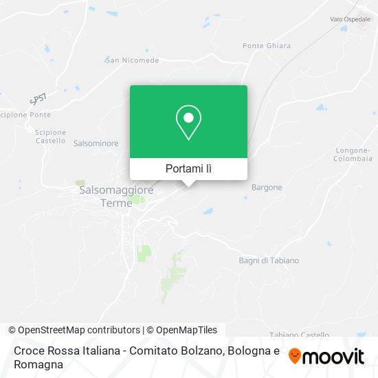 Mappa Croce Rossa Italiana - Comitato Bolzano