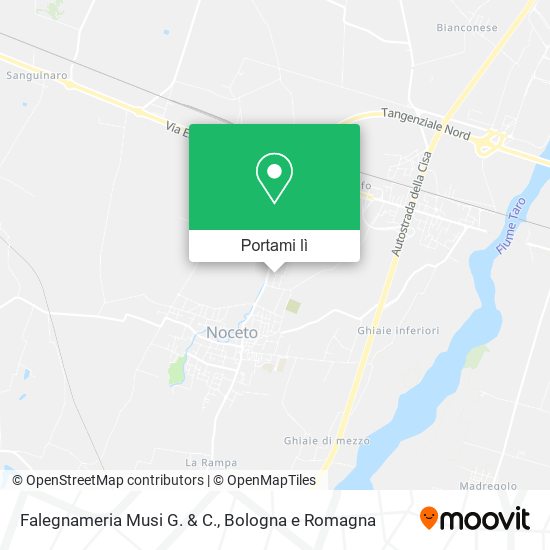 Mappa Falegnameria Musi G. & C.