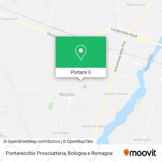 Mappa Ponterecchio Prosciutteria