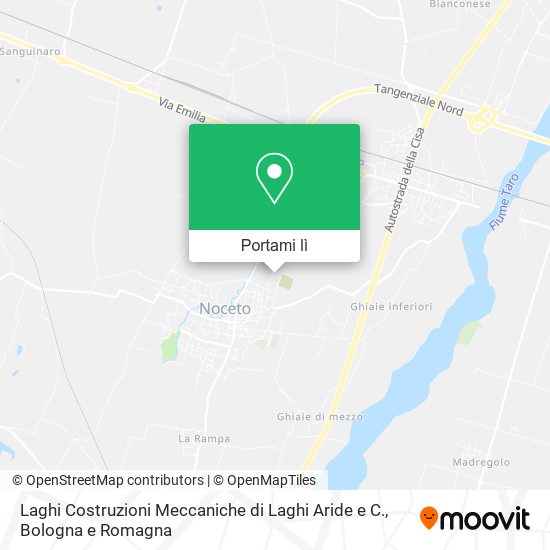 Mappa Laghi Costruzioni Meccaniche di Laghi Aride e C.