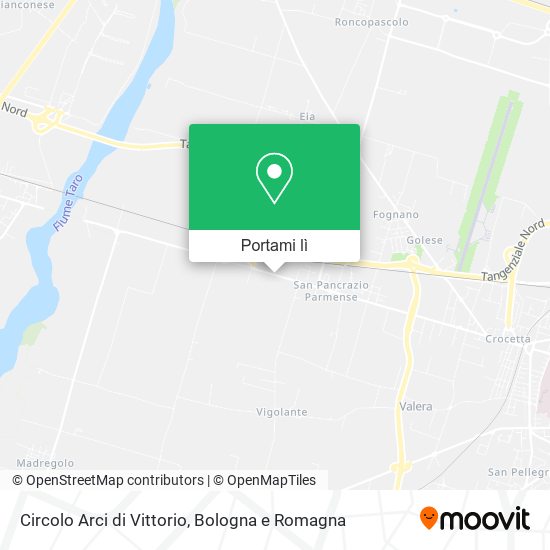Mappa Circolo Arci di Vittorio