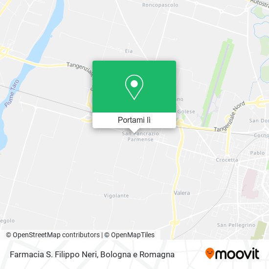 Mappa Farmacia S. Filippo Neri