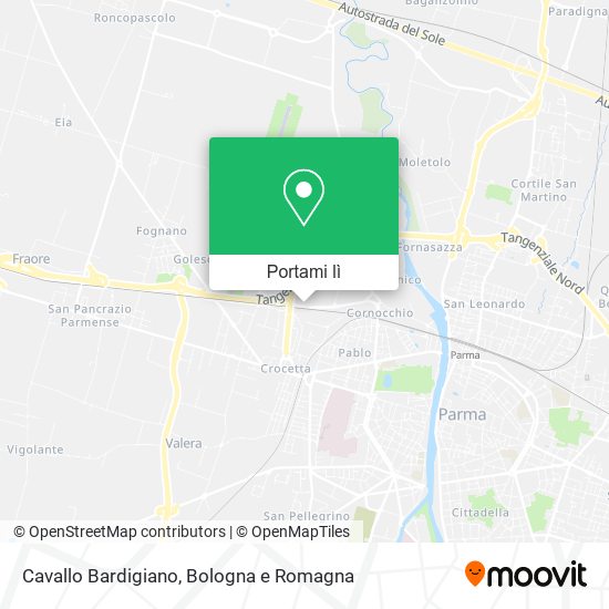 Mappa Cavallo Bardigiano
