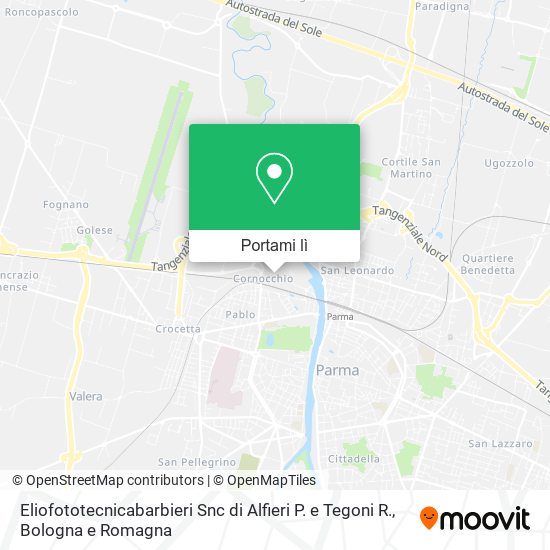 Mappa Eliofototecnicabarbieri Snc di Alfieri P. e Tegoni R.