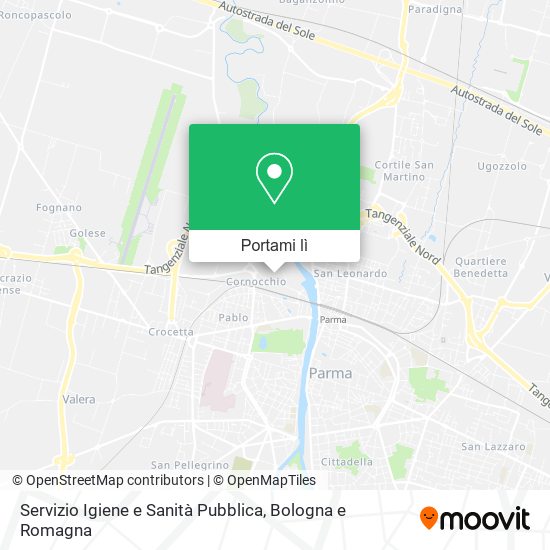 Mappa Servizio Igiene e Sanità Pubblica