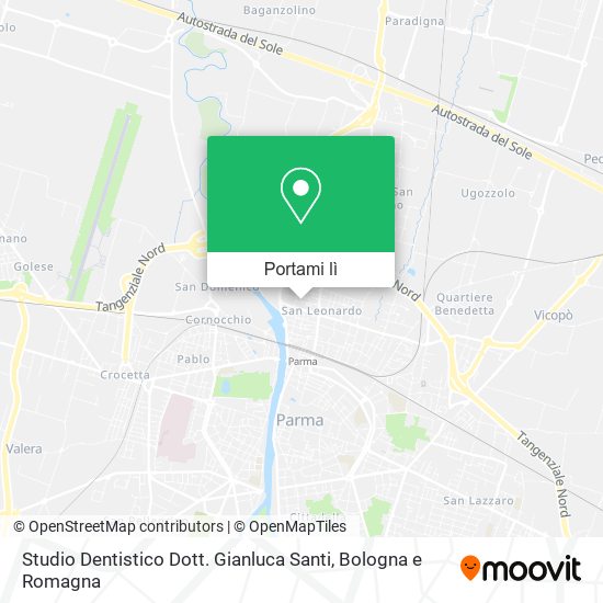Mappa Studio Dentistico Dott. Gianluca Santi